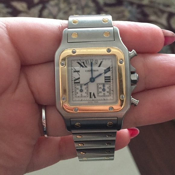 Authentic Cartier Santos 2425 Watch - Picture 2 of 7